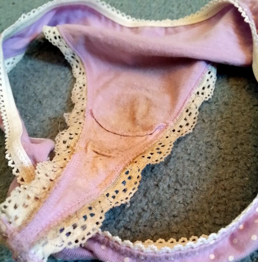 Free porn pics of My sexy friends Dirty Polka dot panties 15 of 15 pics