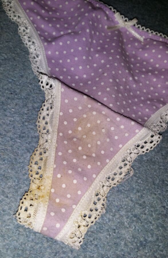 Free porn pics of My sexy friends Dirty Polka dot panties 6 of 15 pics
