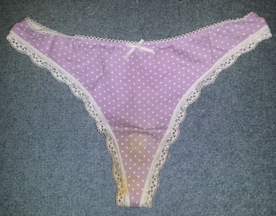 Free porn pics of My sexy friends Dirty Polka dot panties 5 of 15 pics