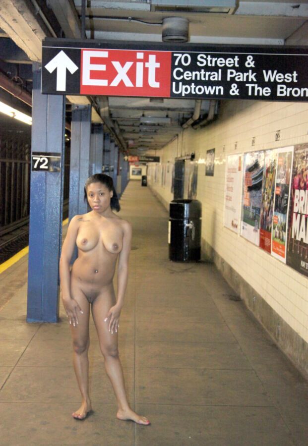 Subway nude girl hot