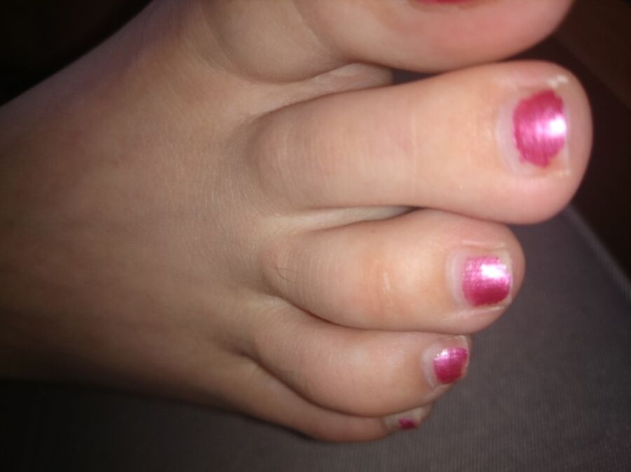Free porn pics of Girlfriends Sleeping Feet ( toenails need painting lol) 17 of 19 pics