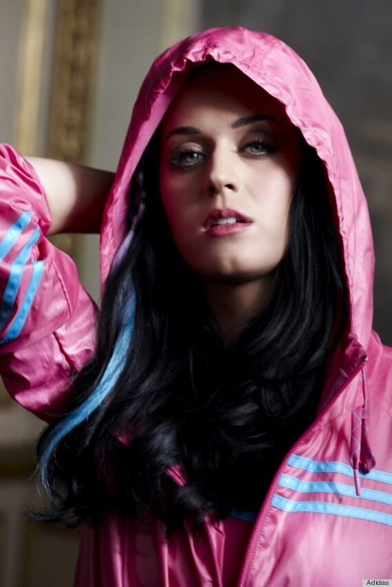 Free porn pics of WOW  Katy Perry in shiny nylon Adidas 2 of 10 pics