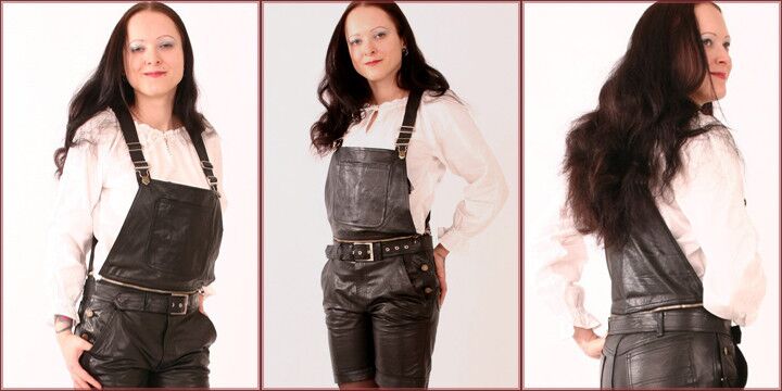 Free porn pics of OVERALLS girls LEATHER in Overalls Dungarees 19 of 220 pics