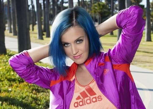 Free porn pics of WOW  Katy Perry in shiny nylon Adidas 7 of 10 pics