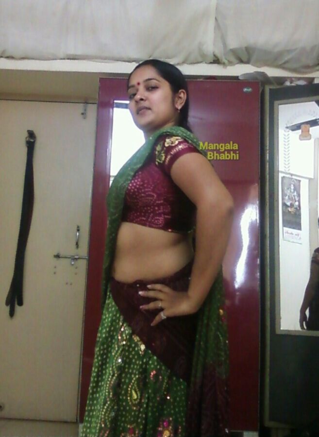 Indian Mangala aunty is ready to undress in front of you 3 of 49 pics
