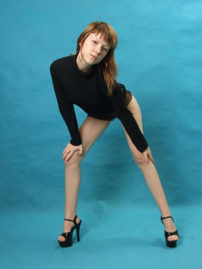 Russian model Tatyana in black panties 8 of 83 pics