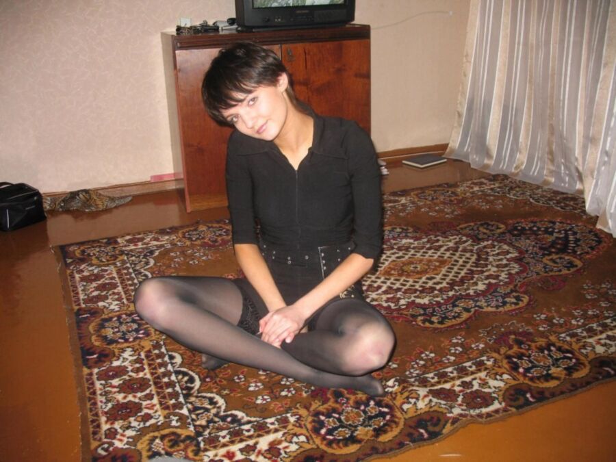 Hot russian chick in stockings 1 of 28 pics