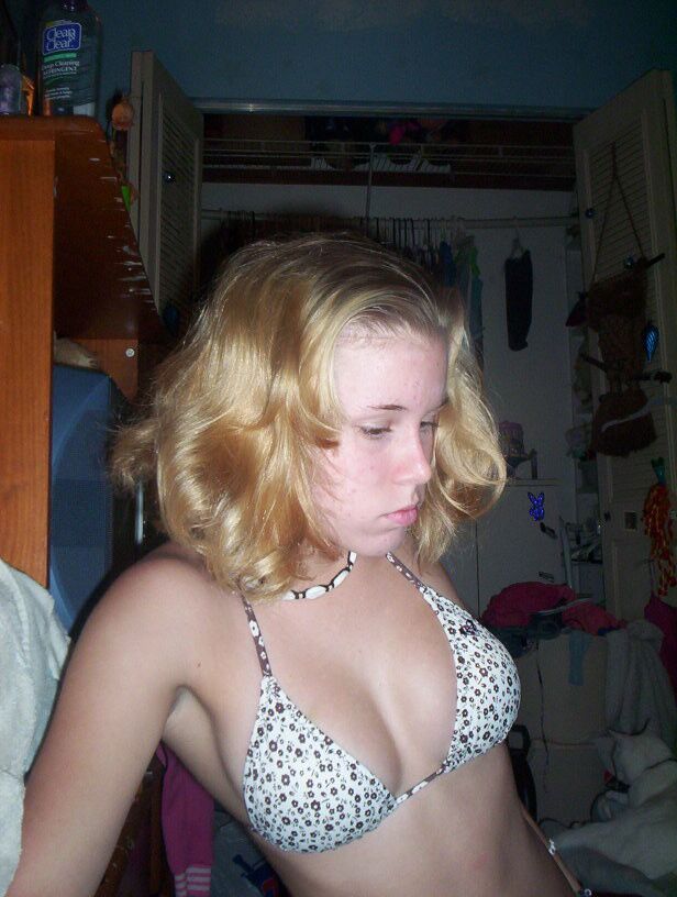 Free porn pics of Perky tits on this young blonde 3 of 15 pics