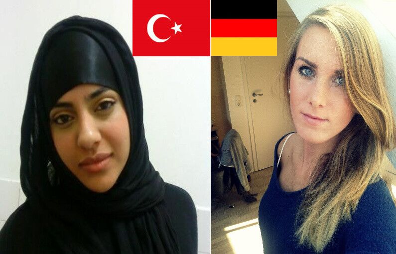 Muslim vs German Girl 4 of 4 pics