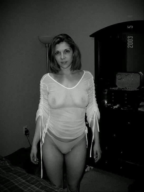 Free porn pics of Holly in black and white 16 of 28 pics