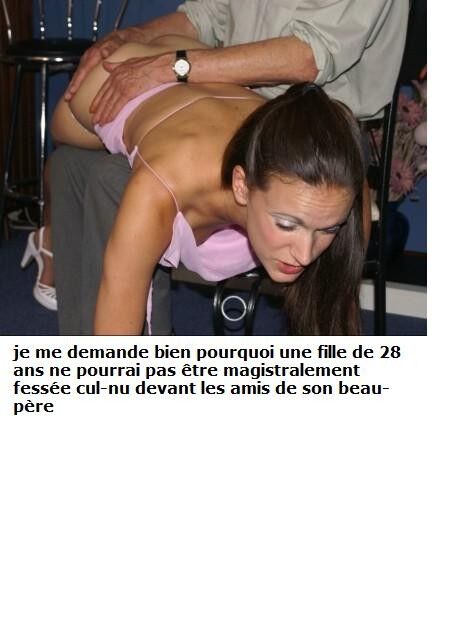 french captions spanking  - caption en français à pour propos  3 of 10 pics
