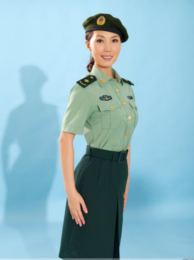 Cute Chinese Uniform Model 1 of 10 pics