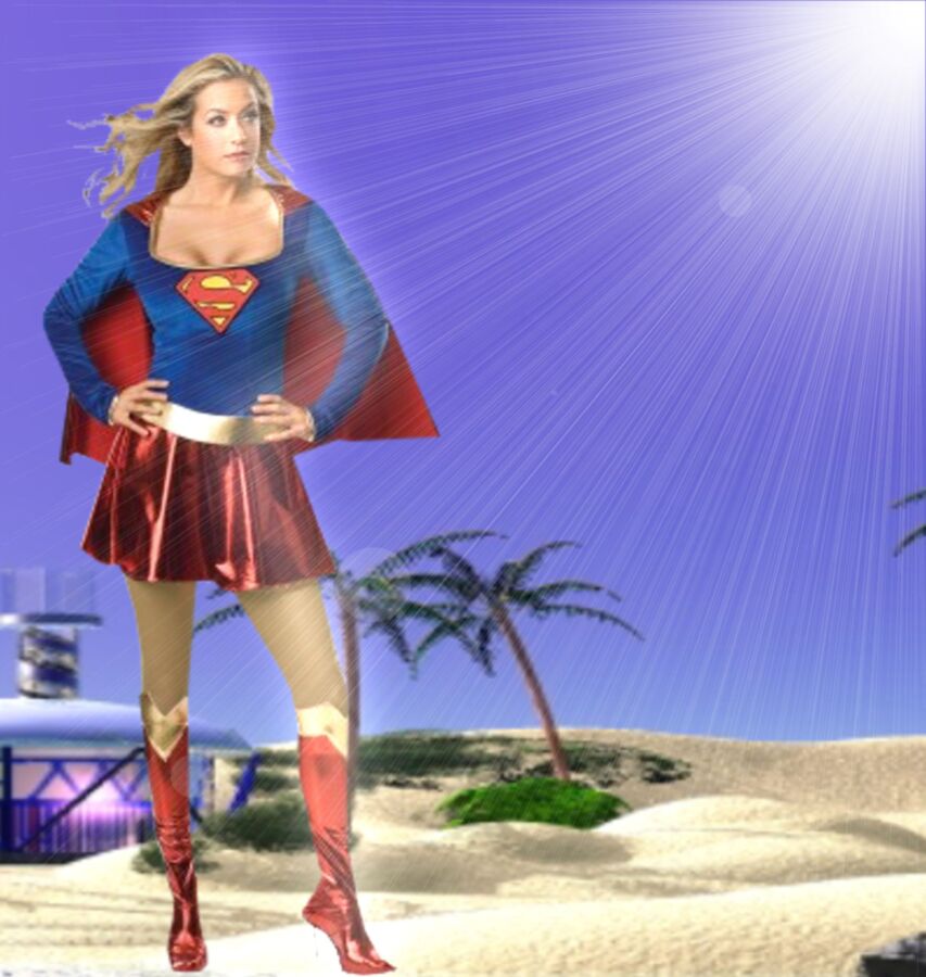 Free porn pics of Supergirl - Beach Encounter 2 of 21 pics
