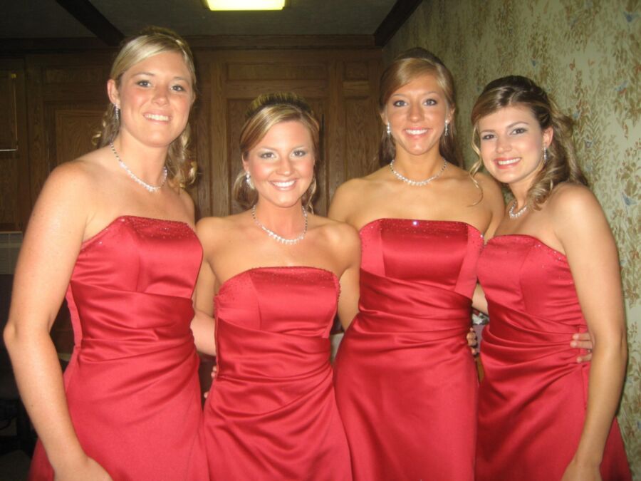 Free porn pics of Hot Brides and their Bridesmaids 8 of 62 pics