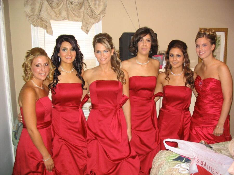 Free porn pics of Hot Brides and their Bridesmaids 5 of 62 pics