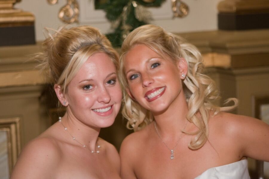 Free porn pics of Hot Brides and their Bridesmaids 22 of 62 pics