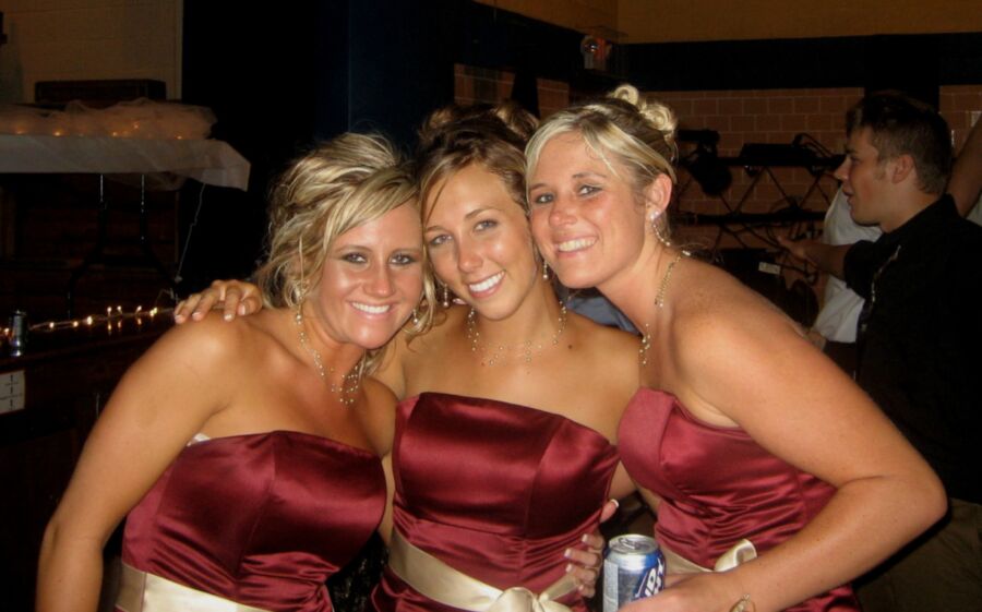 Free porn pics of Hot Brides and their Bridesmaids 11 of 62 pics