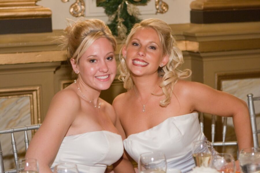 Free porn pics of Hot Brides and their Bridesmaids 21 of 62 pics