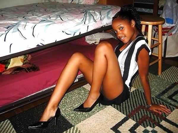 Young outdoor black amateur
