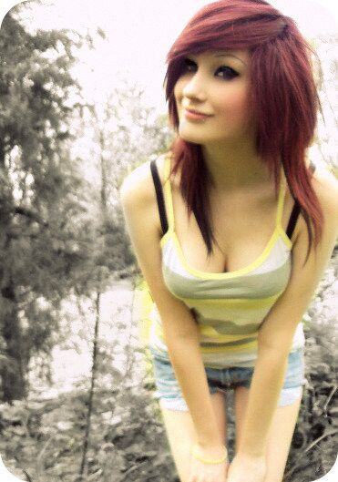 Free porn pics of Young emo redhead with an amazing body 24 of 53 pics