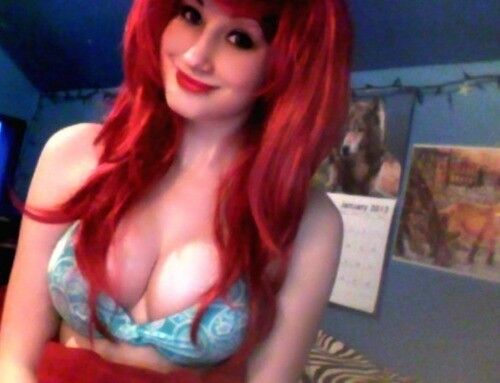Free porn pics of Young emo redhead with an amazing body 23 of 53 pics