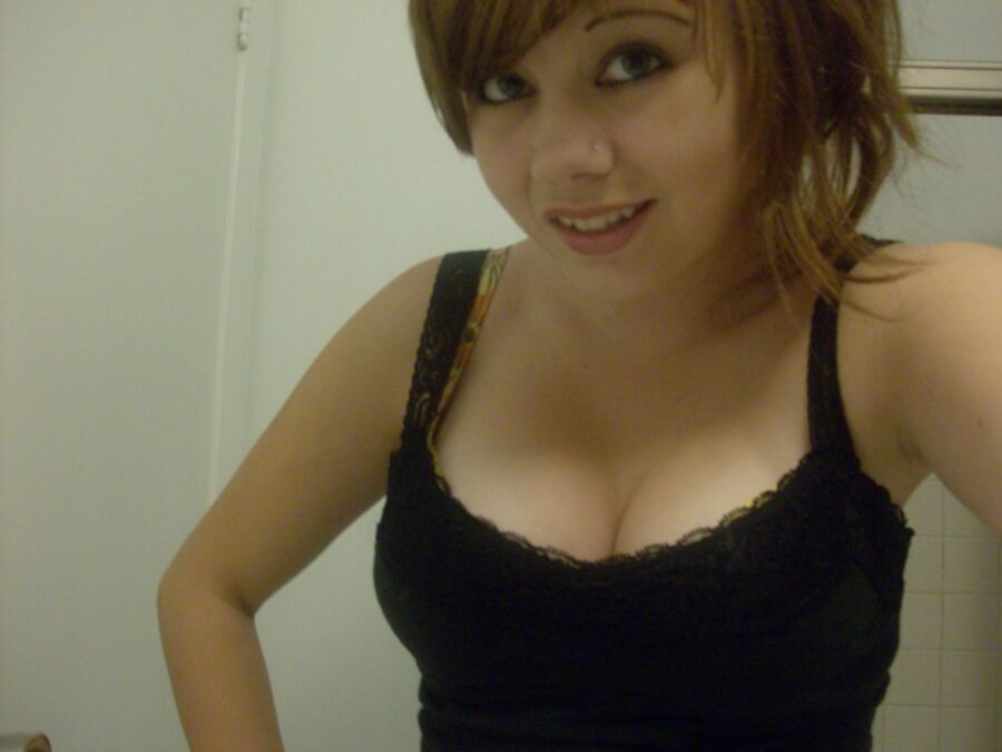 Free porn pics of Young chubby redhead with great tits 4 of 28 pics