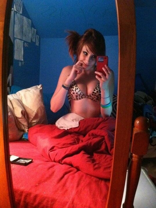 Free porn pics of Young emo redhead with an amazing body 2 of 53 pics
