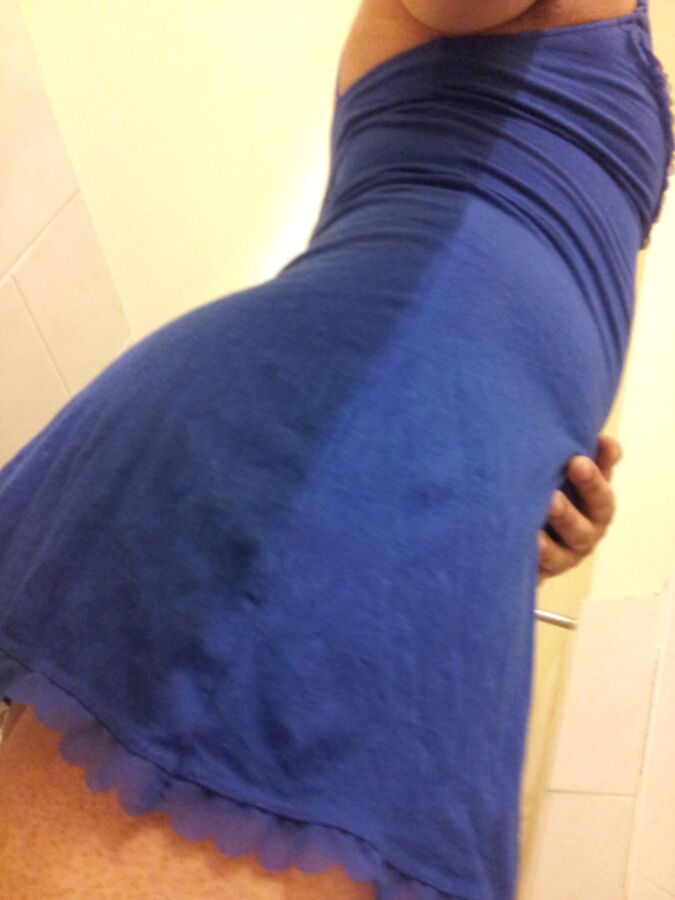 Free porn pics of Crossdresser with a juicy ass in a blue dress :) 8 of 9 pics
