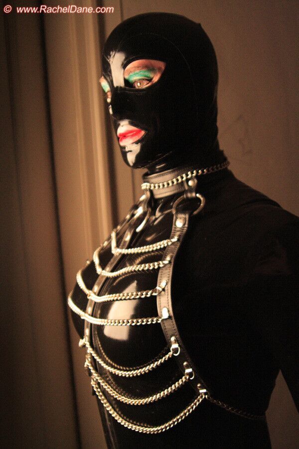 Free porn pics of Shemale in black latex and chains 3 of 45 pics