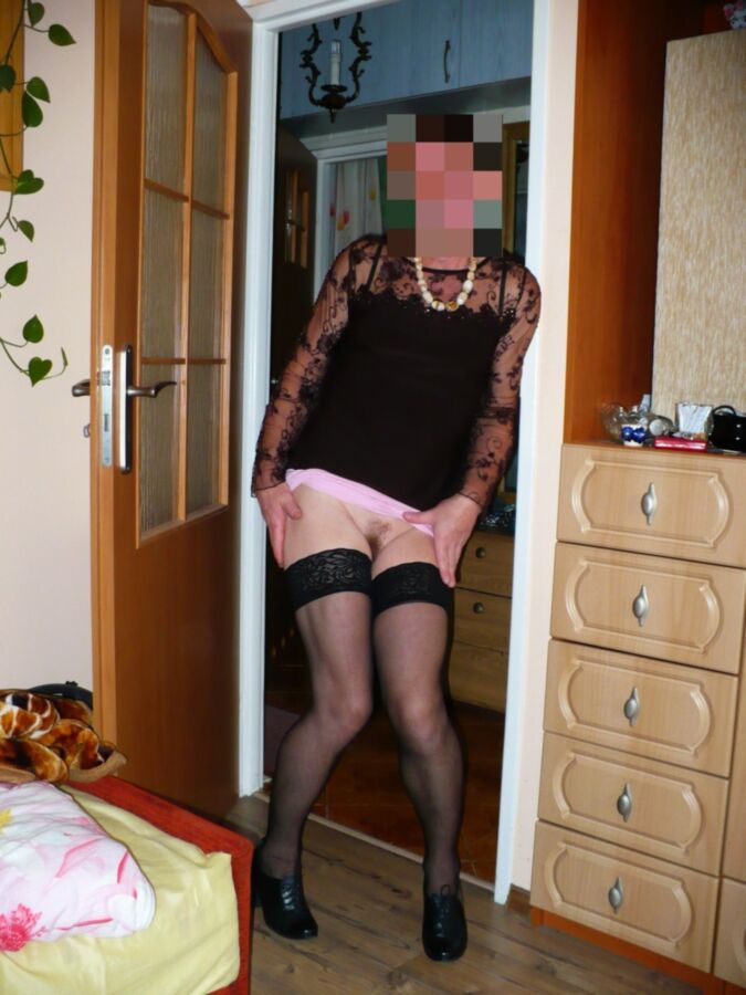 Free porn pics of Justynka TS in pink mini skirt 2 of 60 pics