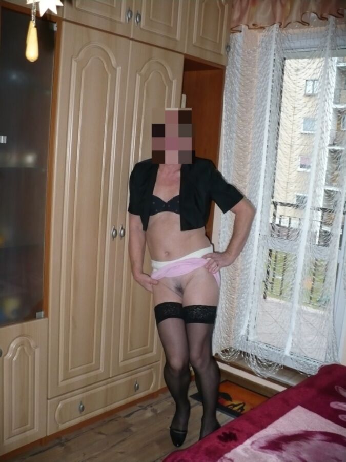 Free porn pics of Justynka TS in pink mini skirt 6 of 60 pics