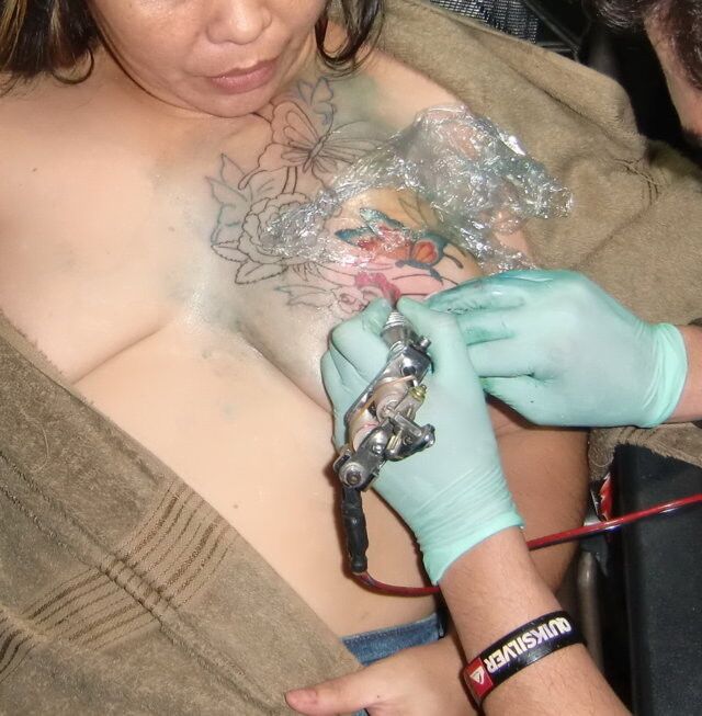 Free porn pics of Regular girl becomes a tattoo slut 16 of 20 pics