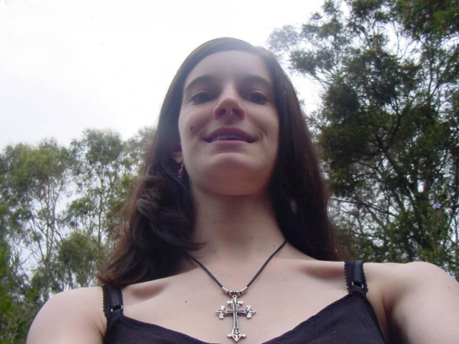 Free porn pics of busty goth teen outdoors 24 of 45 pics