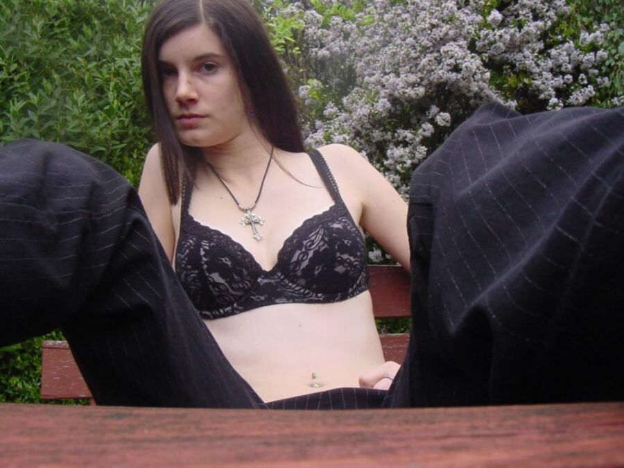 Free porn pics of busty goth teen outdoors 5 of 45 pics