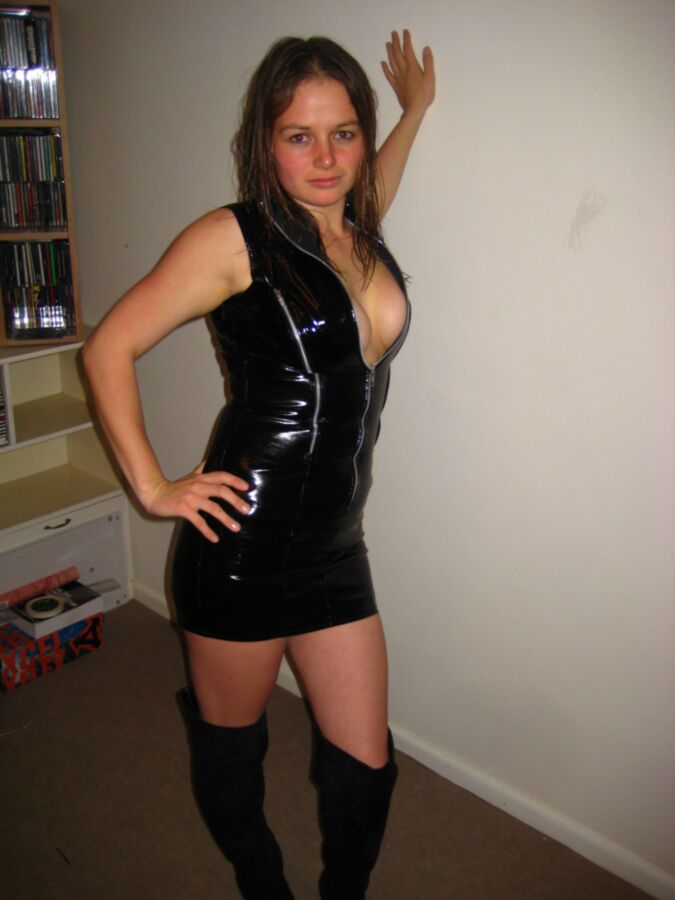 Free porn pics of SEXY_SHELLY wearing a latex zip dress 17 of 45 pics