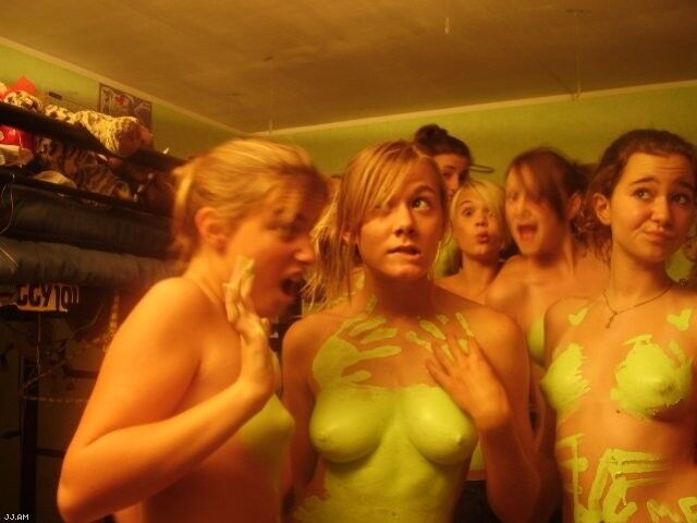 Nothing Green paint girls topless Important Green paint girls topless question You