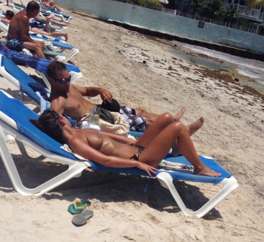 Free porn pics of Spied on the beach - Key West girls 4 of 21 pics