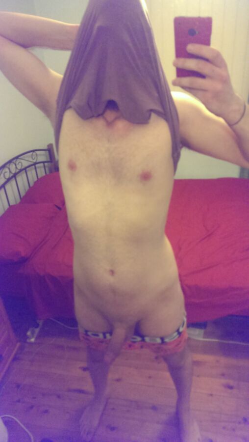 Free porn pics of Brettsaurus - Stripping down from singlet & trunks down to nude. 21 of 23 pics