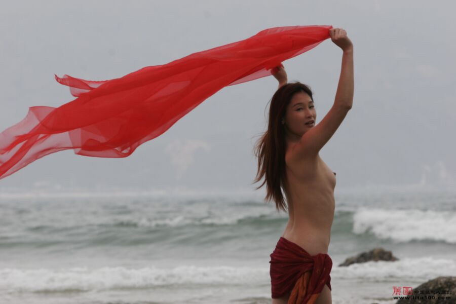 Chinese Beauties - Shan S - Stormy Beach 11 of 38 pics