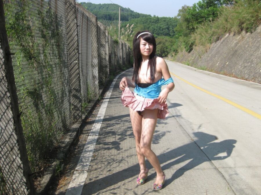 Chinese Beauties - Xiao K - Naughty In- and Outdoors 13 of 54 pics