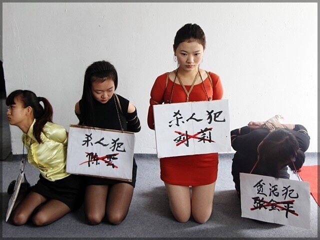 Chinese female criminals humiliation 23 of 24 pics