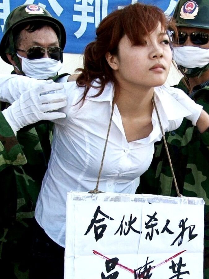 Chinese prisoner placard humiliation II 3 of 120 pics